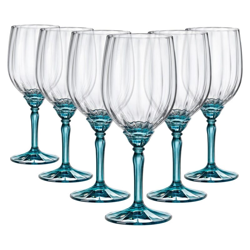 535ml Florian Red Wine Glasses - By Bormioli Rocco