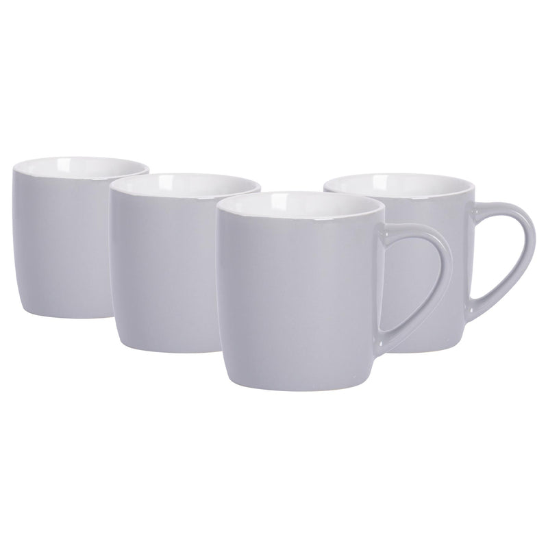 350ml Coloured Coffee Mugs - Pack of 4 - By Argon Tableware