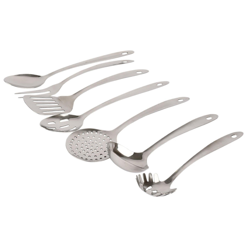 7pc Stainless Steel Kitchen Utensils Set - By Excellent Houseware