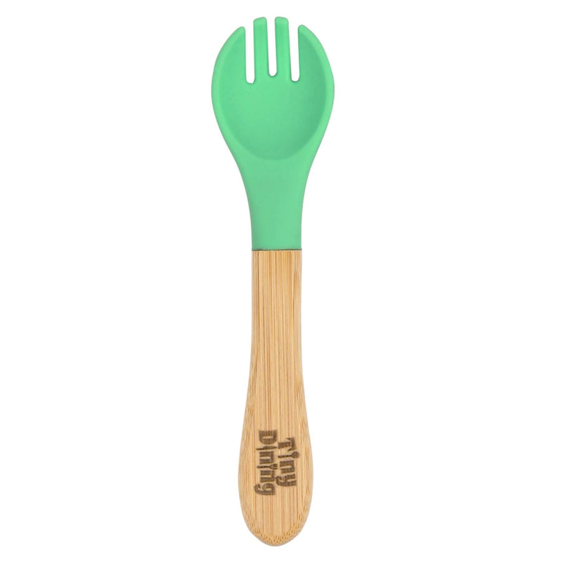 Bamboo Baby Weaning Fork with Silicone Tip - By Tiny Dining