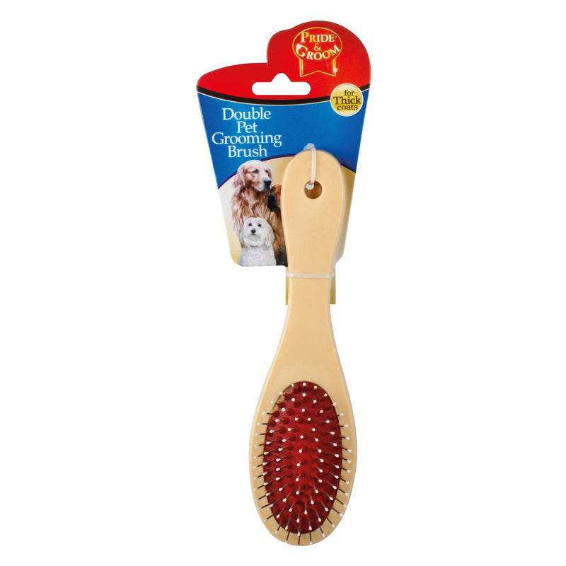 Double-Sided Slicker Brush for Dogs - By Pride & Groom