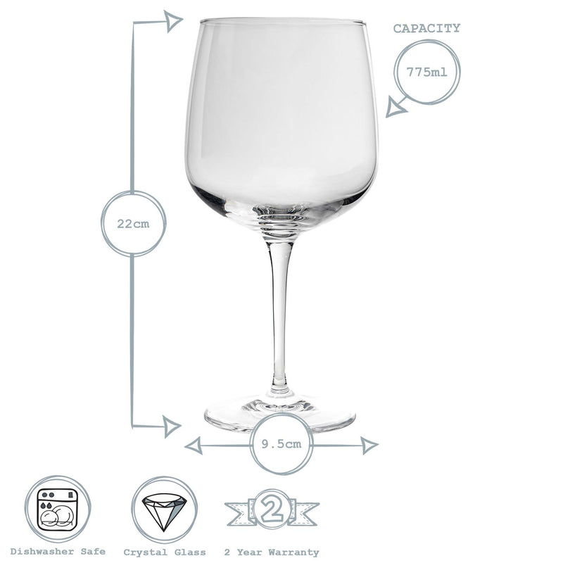 775ml Premium Cocktail Glasses - By Bormioli Rocco