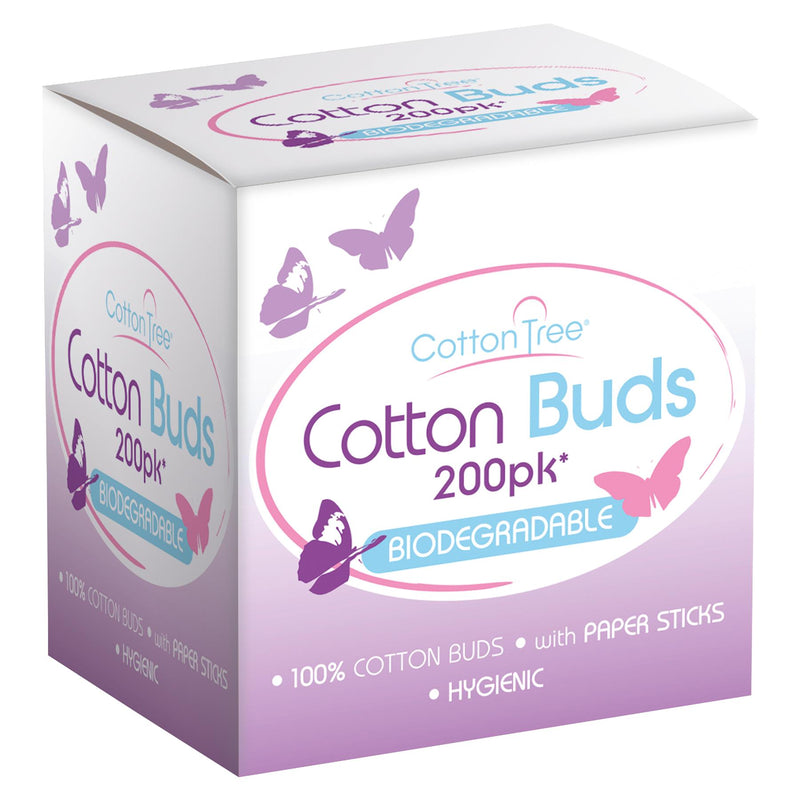 Cotton Buds - Pack of 200 - By Cotton Tree