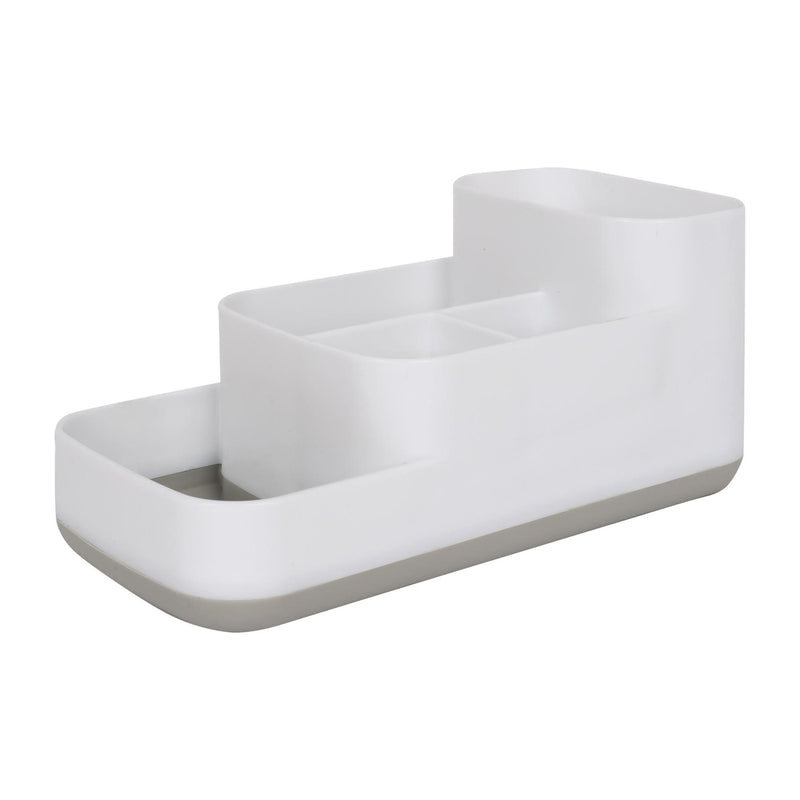 Plastic Toothbrush Holder - White - By Ashley