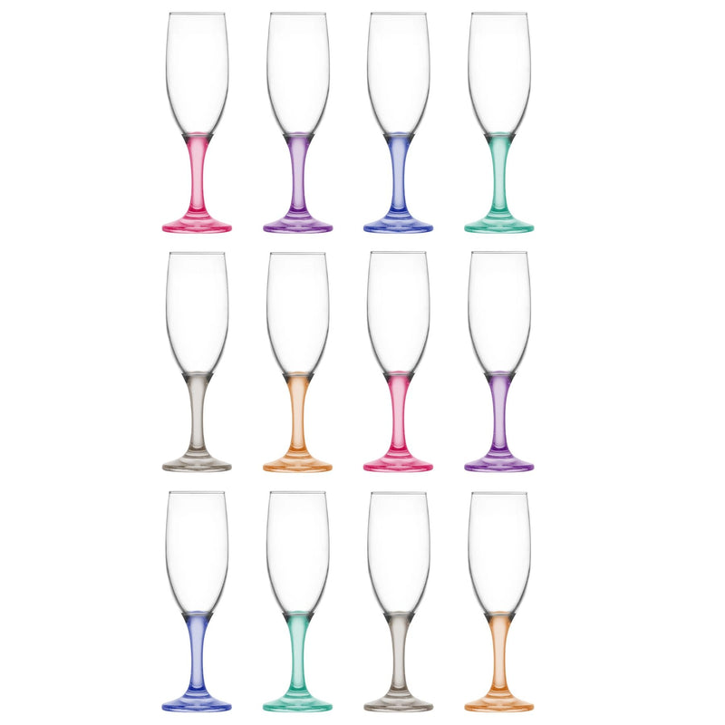 190ml Misket Champagne Flute Glasses - By LAV