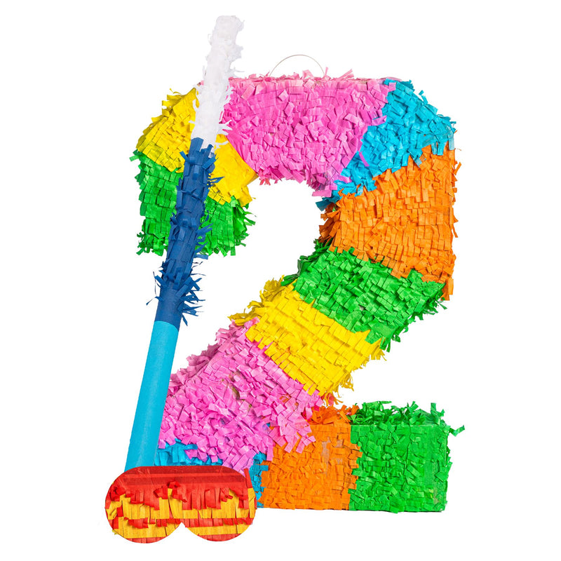 Number 2 Pinata Party Set - By Fax Potato