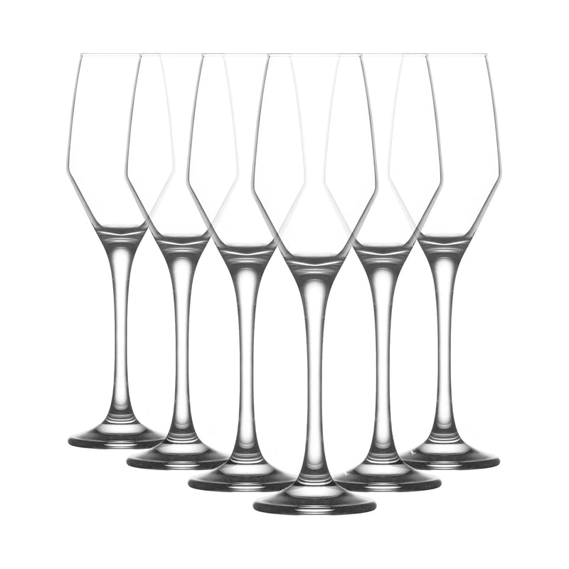 230ml Ella Champagne Flute Glasses - By Lav