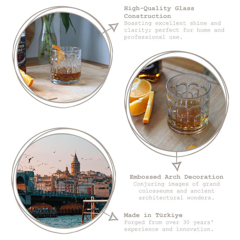 390ml Archie Highball Glasses - By Lav