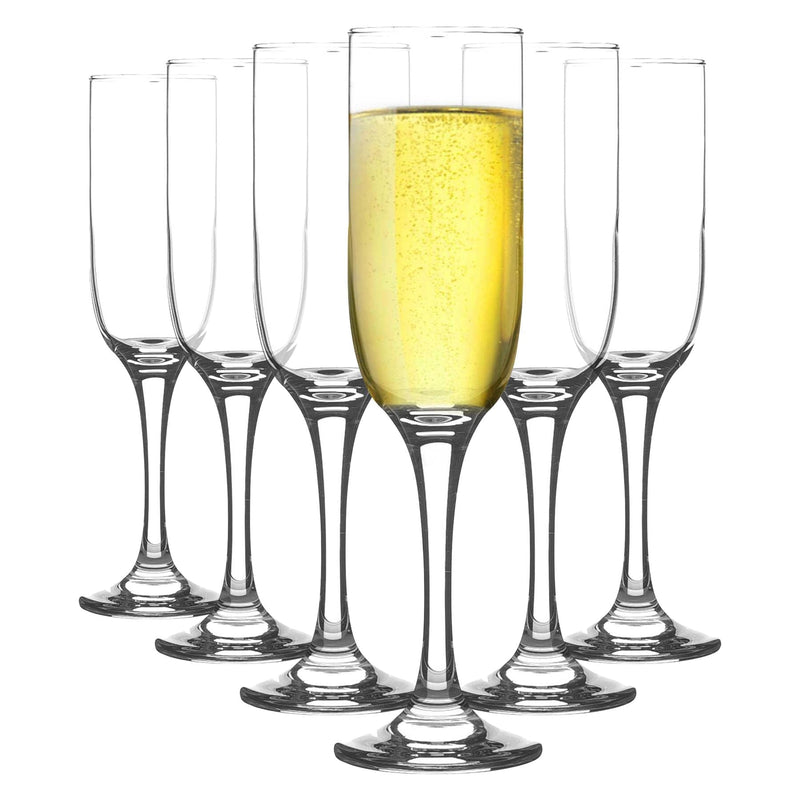 210ml Tokyo Champagne Flute Glasses - By Lav