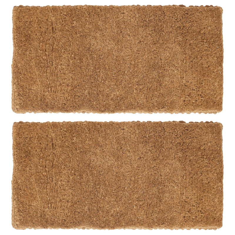 Premium Handmade Coir Door Mats - Pack of Two - By Nicola Spring