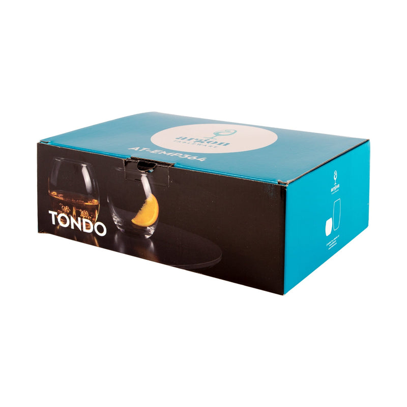 405ml Tondo Whisky Glasses - Pack of 12 - By Argon Tableware