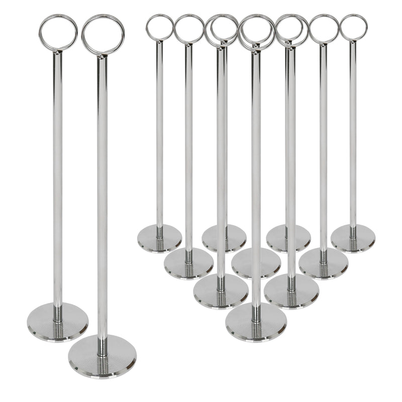 30cm Table Number Holders - Pack of 12 - By Argon Tableware