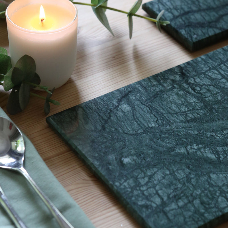 Rectangle Marble Placemats - 30cm x 20cm - Pack of Six - By Argon Tableware