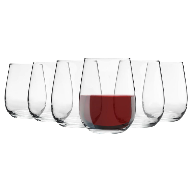 475ml Gaia Stemless Wine Glasses - By Lav