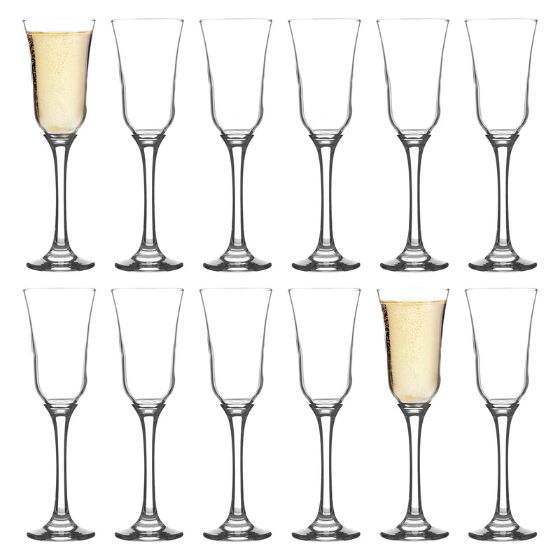 190ml Tromba Champagne Flutes - Pack of 12 - By Argon Tableware