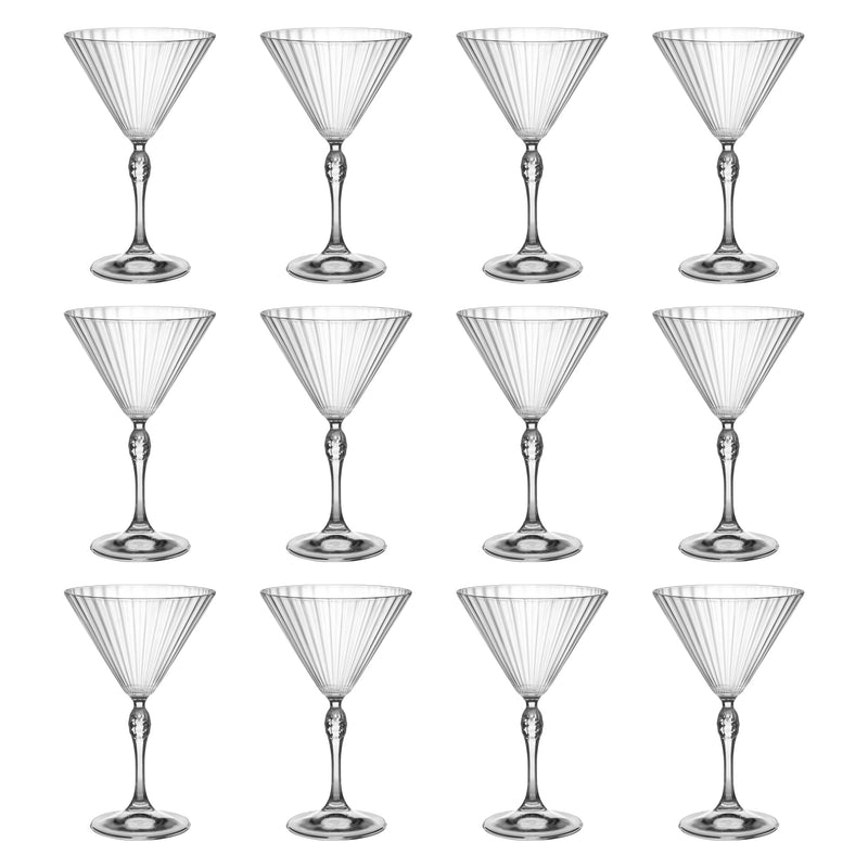 250ml America 20S Martini Glasses - By Bormioli Rocco