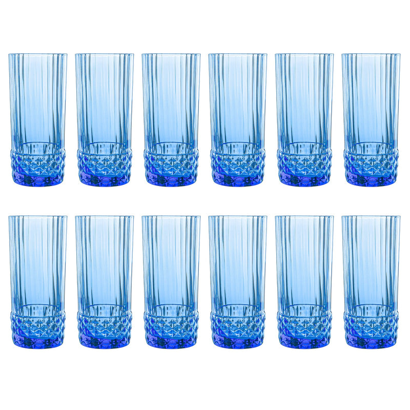 490ml America '20s Highball Glasses - By Bormioli Rocco