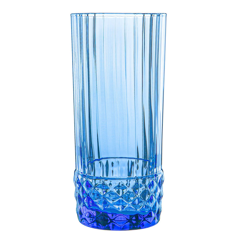 490ml America '20s Highball Glasses - By Bormioli Rocco