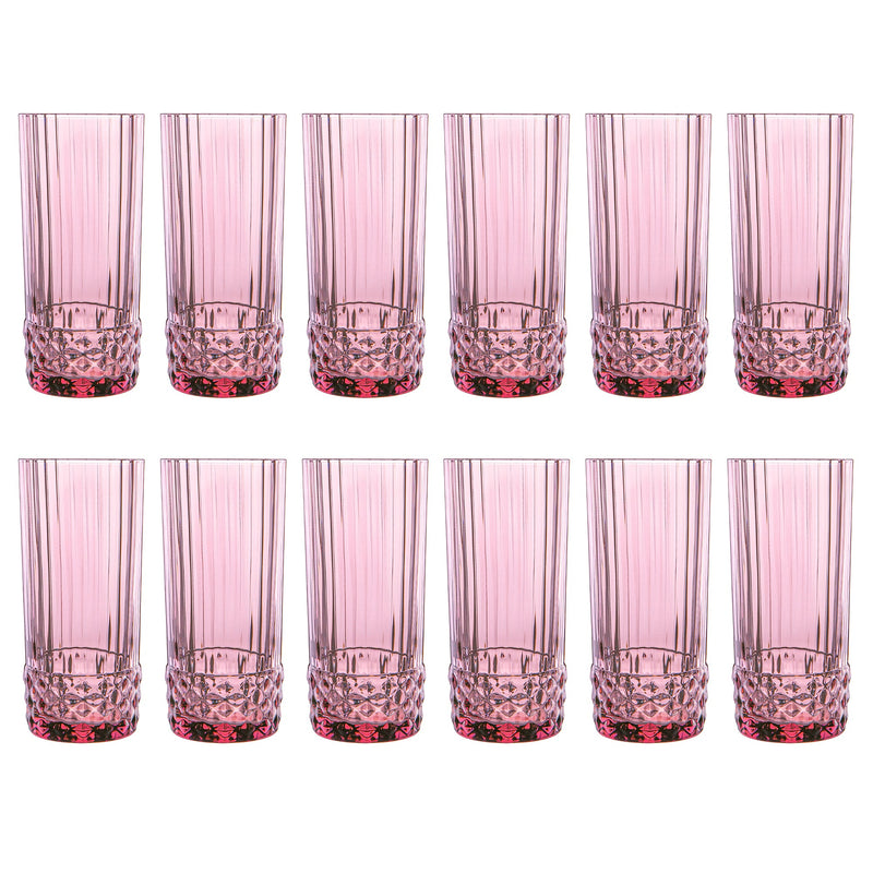 490ml America '20s Highball Glasses - By Bormioli Rocco