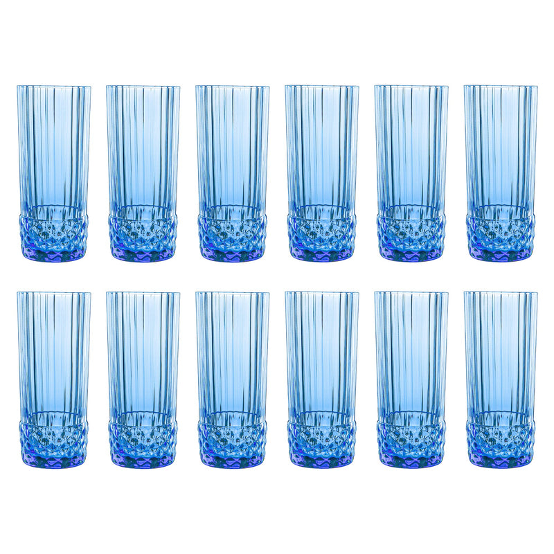 400ml America '20s Highball Glasses - By Bormioli Rocco