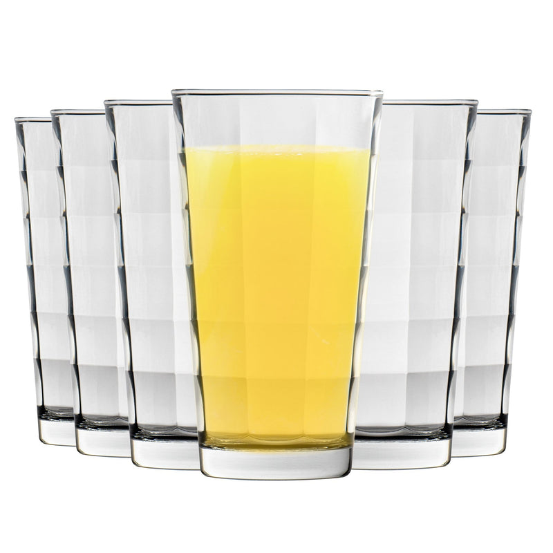 365ml Cube Highball Glasses - By Bormioli Rocco