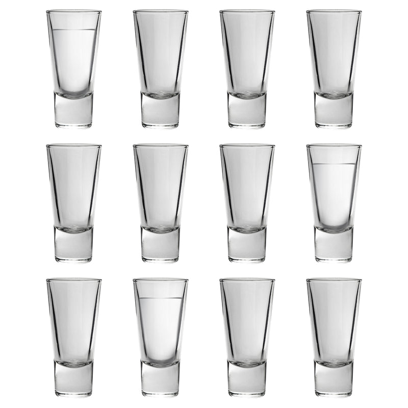 70ml Ypsilon Shot Glasses - Pack of 12 - By Bormioli Rocco