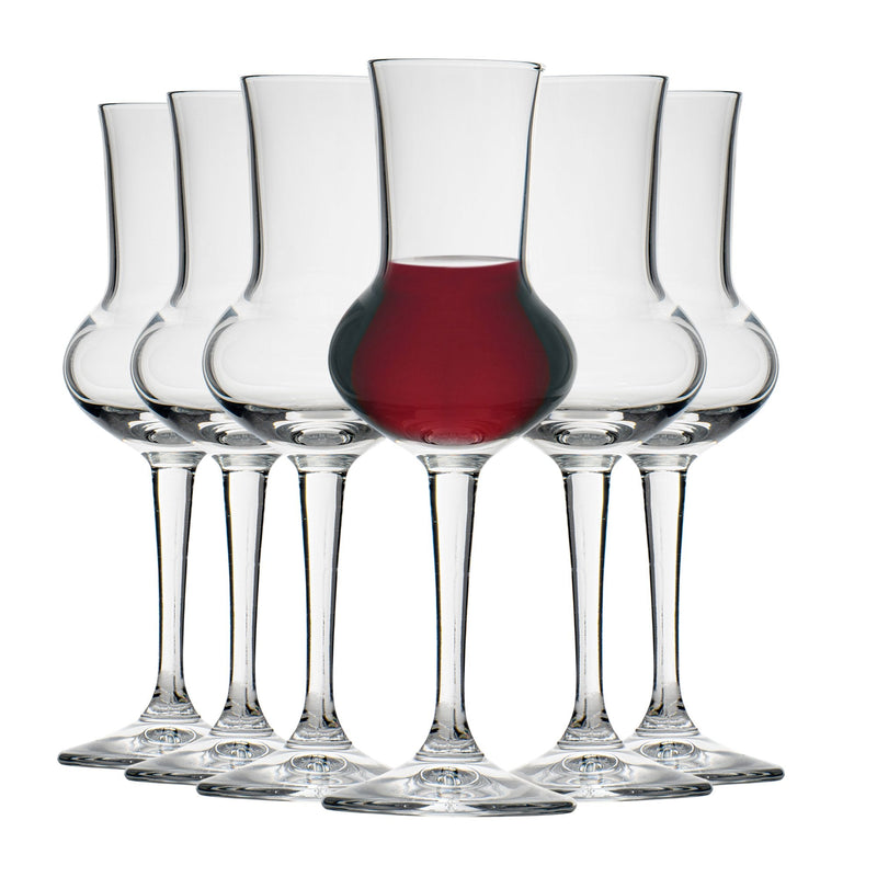 80ml Restaurant Grappa Glasses - By Bormioli Rocco