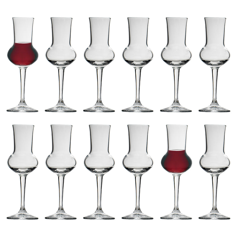 80ml Restaurant Grappa Glasses - Pack of 12 - By Bormioli Rocco