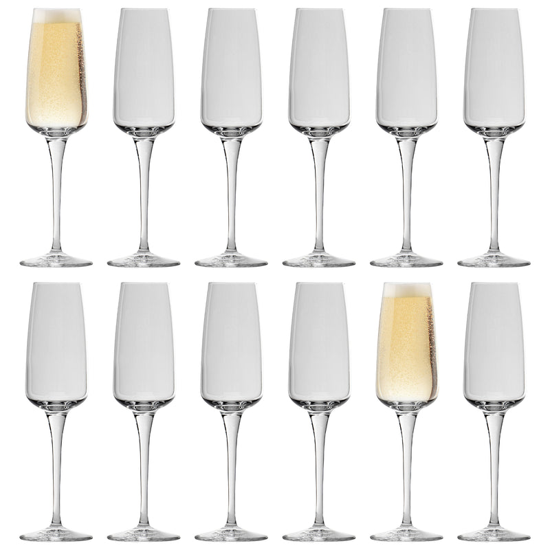 230ml Aurum Champagne Flutes - Pack of 12 - By Bormioli Rocco