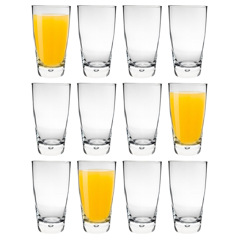 340ml Luna Highball Glasses - Pack of 12 - By Bormioli Rocco