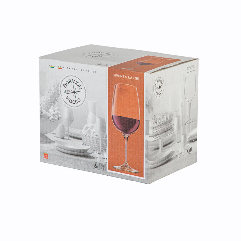 500ml Inventa Wine Glasses - By Bormioli Rocco