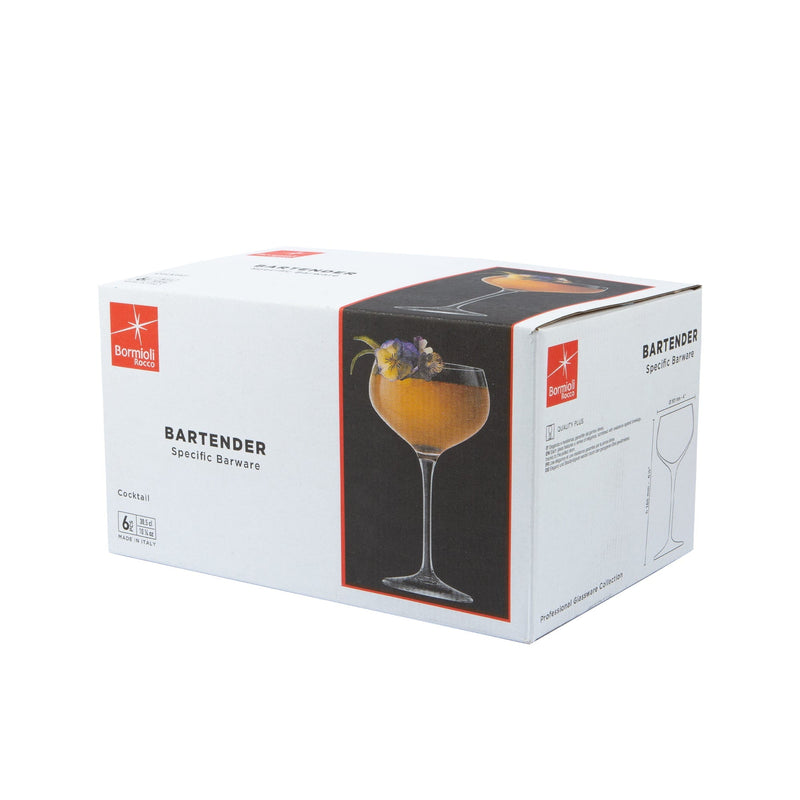 305ml Bartender Espresso Martini Glasses - By Bormioli Rocco