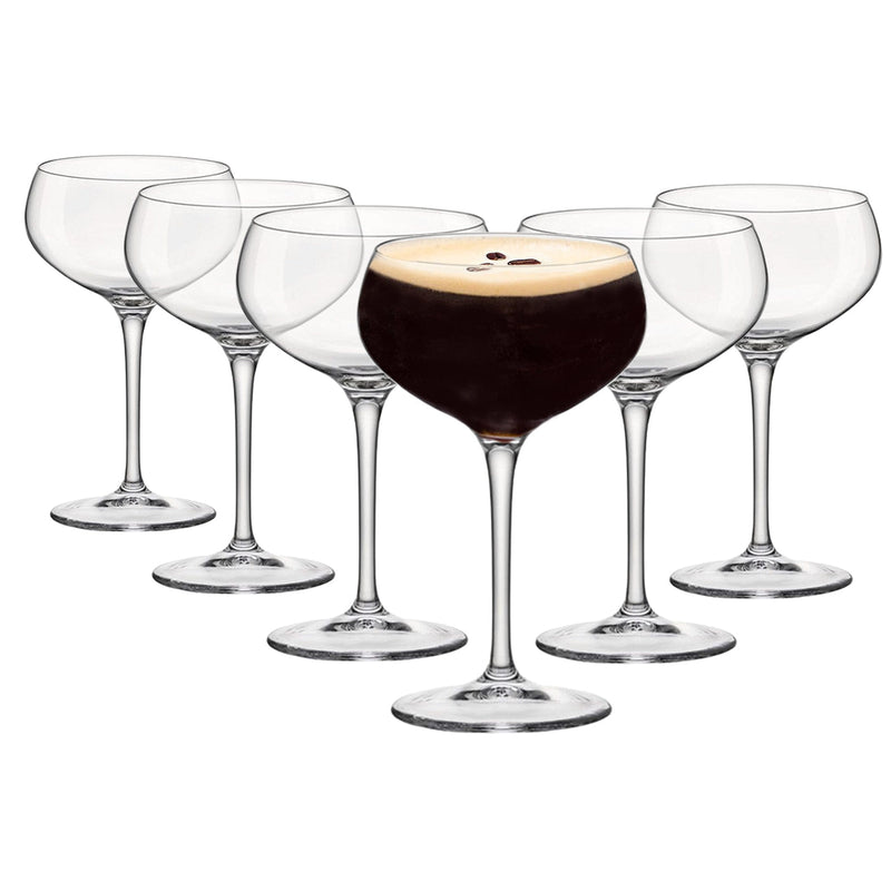 305ml Bartender Espresso Martini Glasses - By Bormioli Rocco