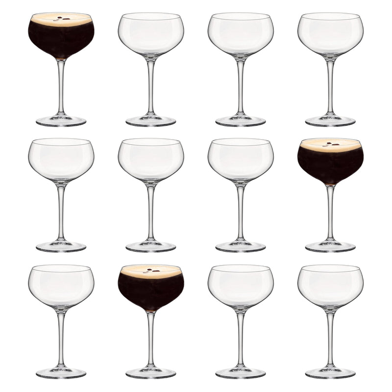 305ml Bartender Espresso Martini Glasses - By Bormioli Rocco