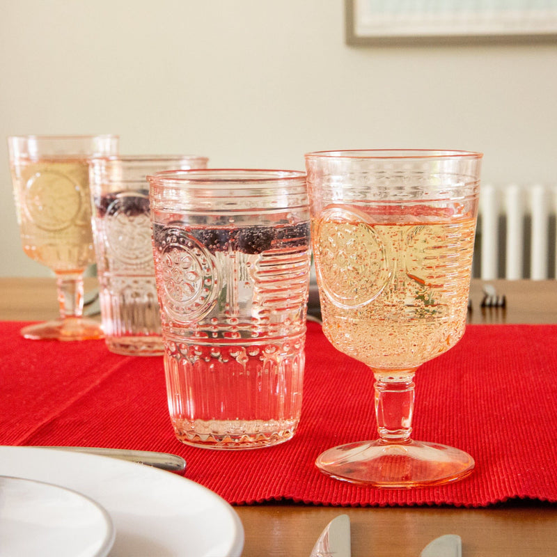 340ml Romantic Highball Glasses - By Bormioli Rocco