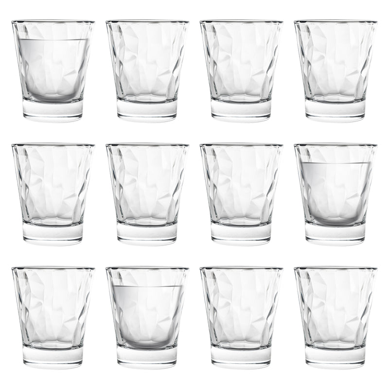 80ml Diamond Shot Glasses - Pack of 12 - By Bormioli Rocco