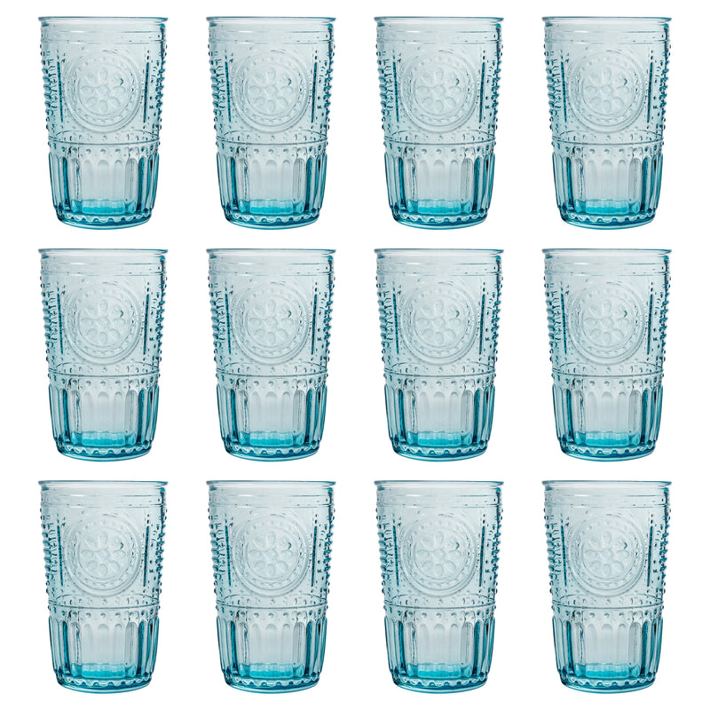 340ml Romantic Highball Glasses - Pack of 12 - By Bormioli Rocco