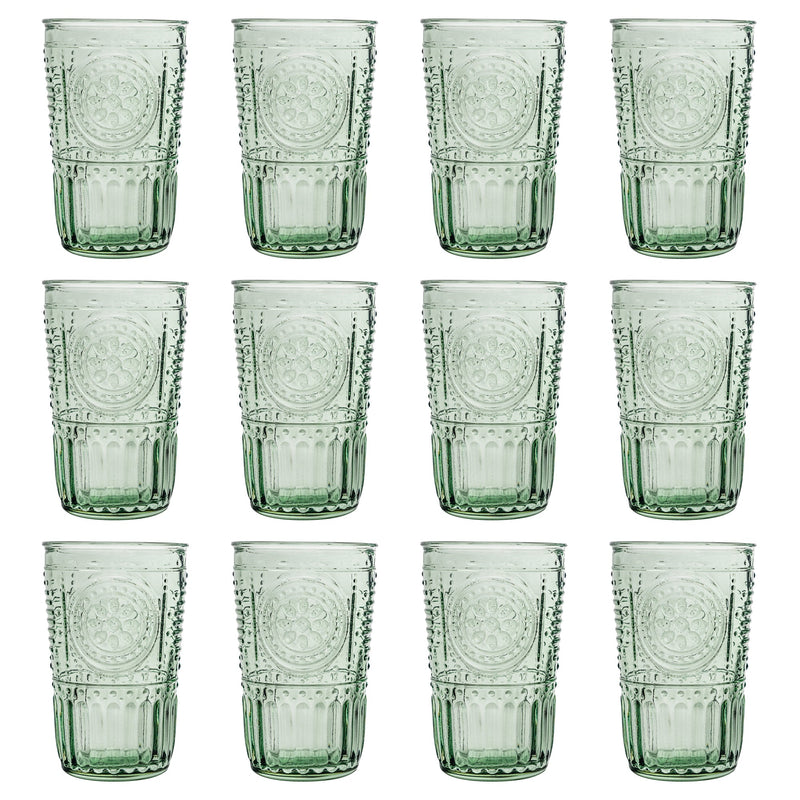 340ml Romantic Highball Glasses - By Bormioli Rocco