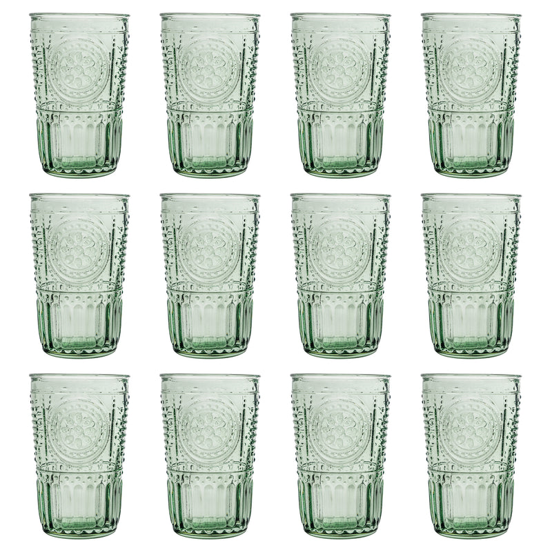 340ml Romantic Highball Glasses - Pack of 12 - By Bormioli Rocco