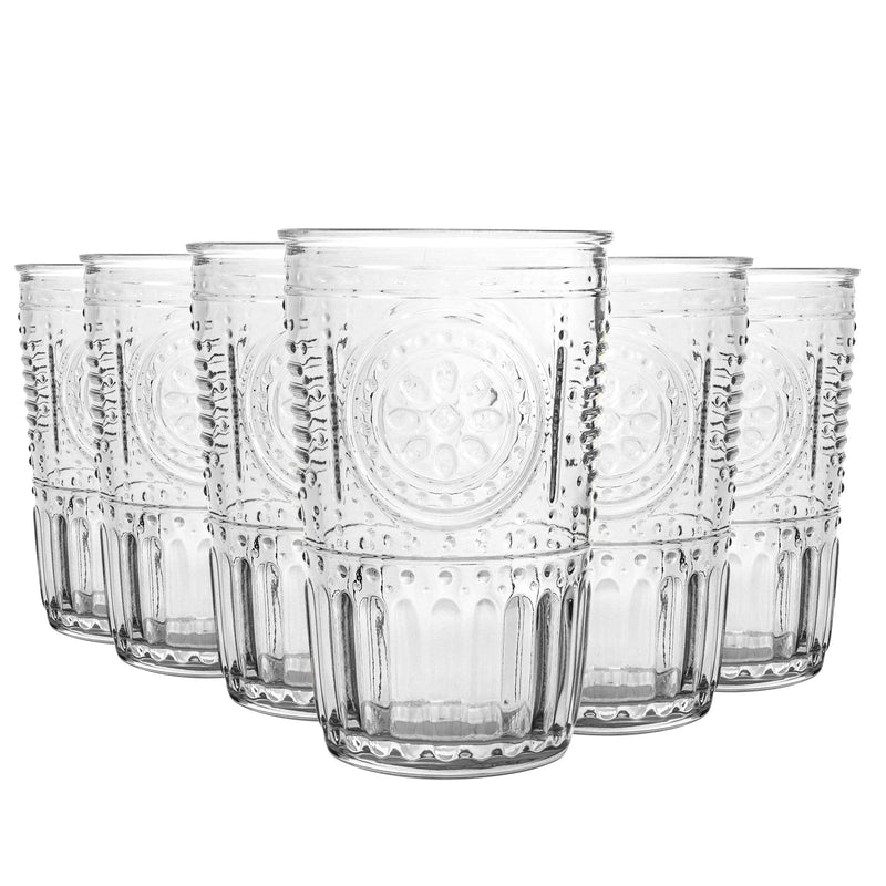 305ml Romantic Highball Glasses - By Bormioli Rocco