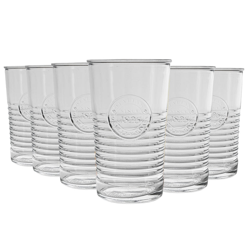 475ml Officina 1825 Highball Glasses - By Bormioli Rocco