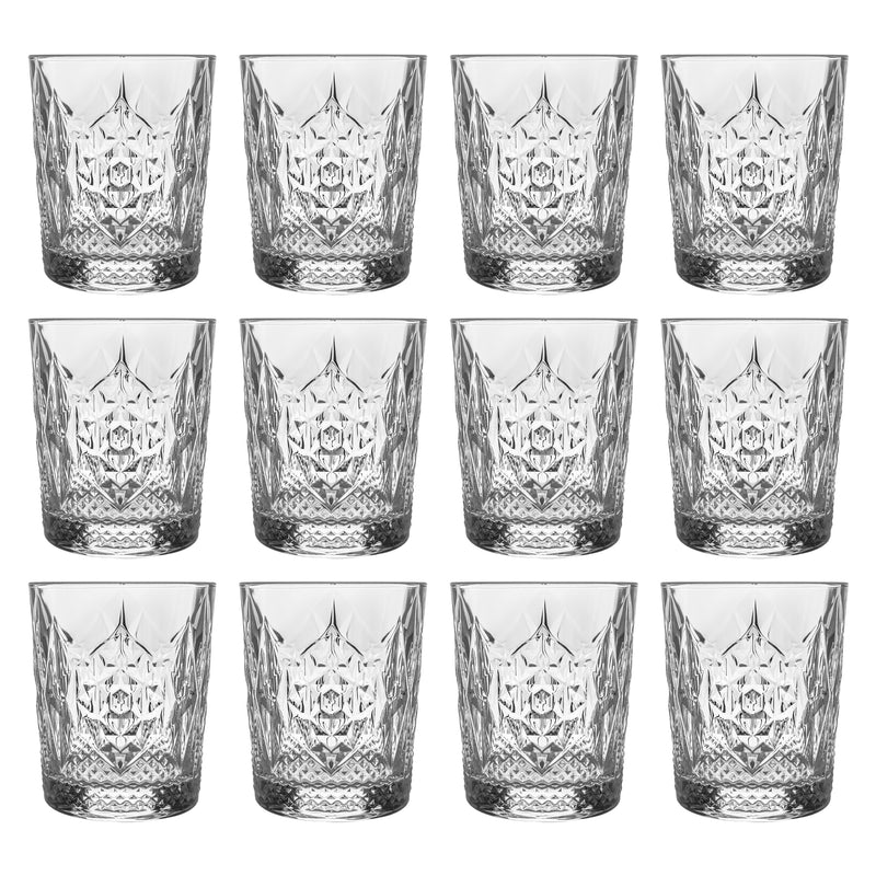 390ml Bartender Stone Whisky Glasses - Pack of 12 - By Bormioli Rocco