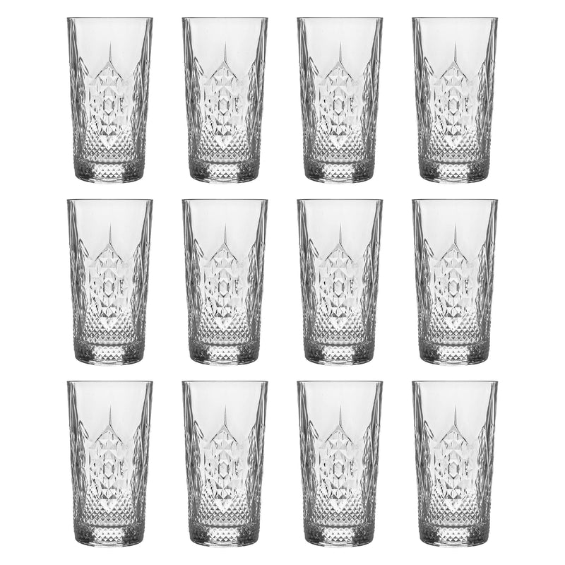 490ml Bartender Stone Highball Glasses - By Bormioli Rocco