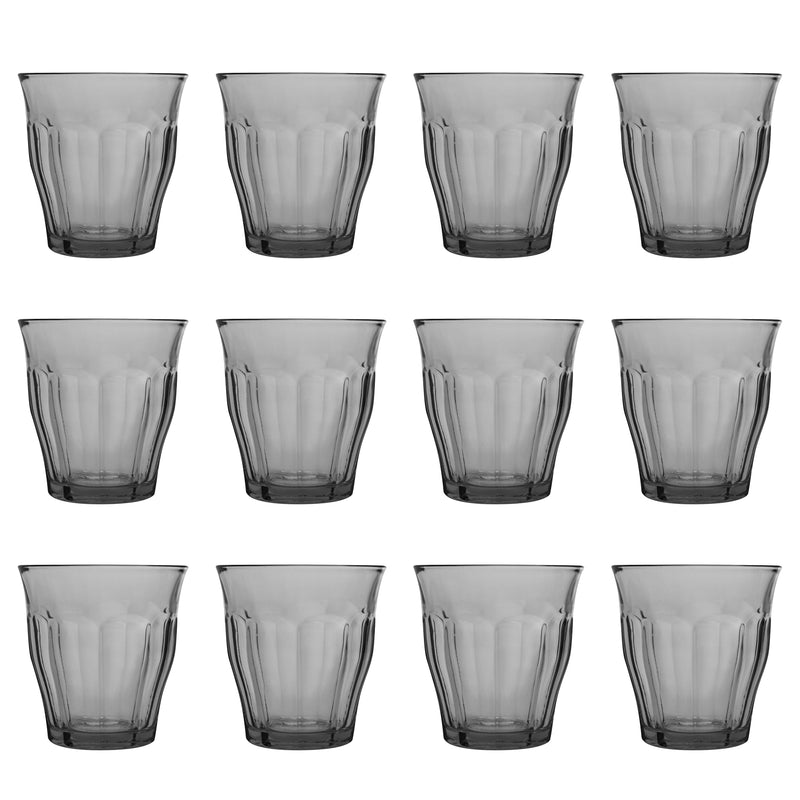 250ml Picardie Water Glasses - Pack of 12 - By Duralex