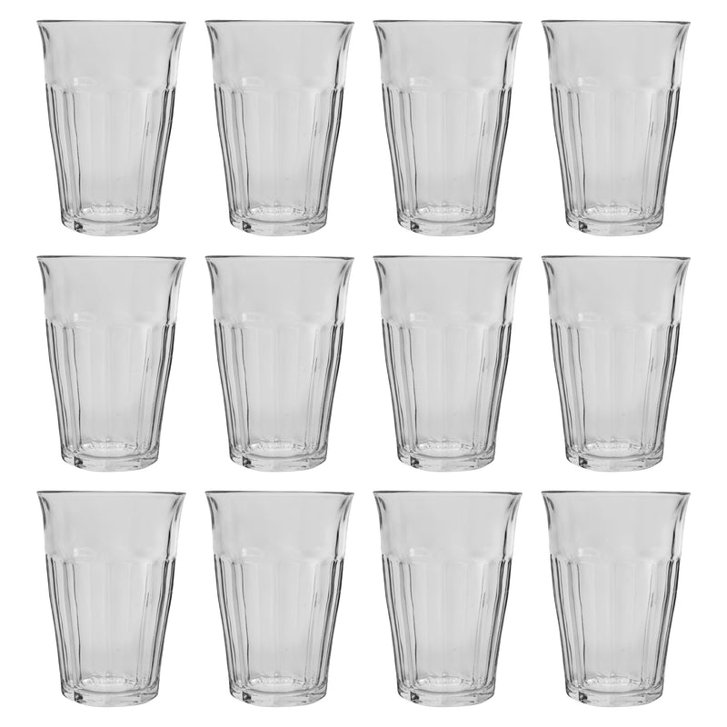 360ml Picardie Highball Glasses - Pack of 12 - By Duralex