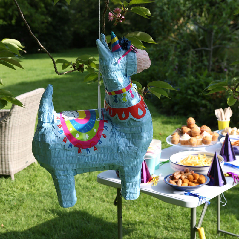 3pc Llama Pinata Set with Stick & Blindfold - By Fax Potato