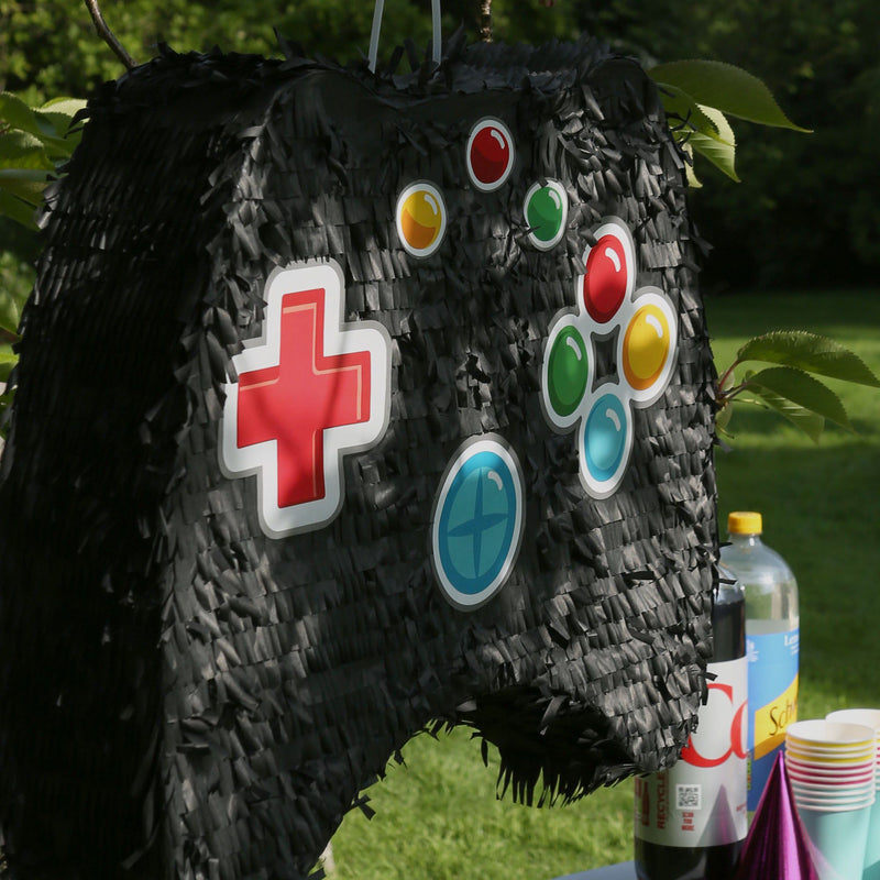 3pc Game Controller Pinata Set with Stick & Blindfold - By Fax Potato