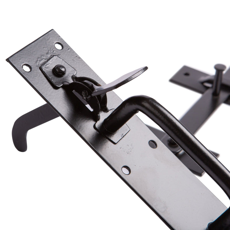 Black 177mm Steel Suffolk Latch - By Blackspur