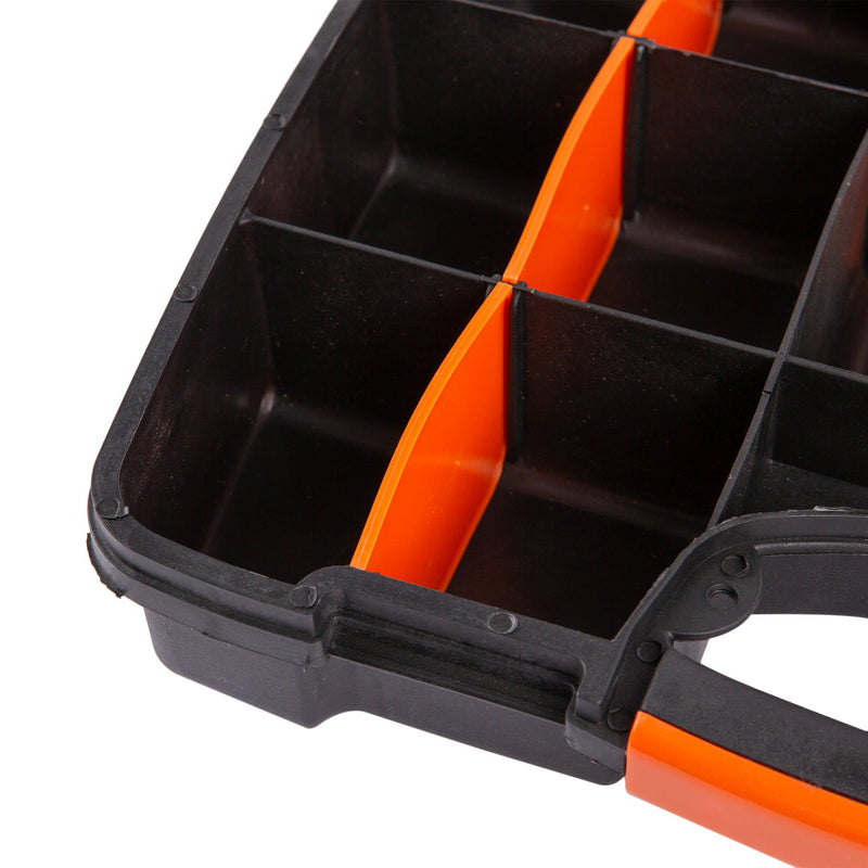 Black 27cm x 38.5cm Polypropylene Tool Box - By Blackspur