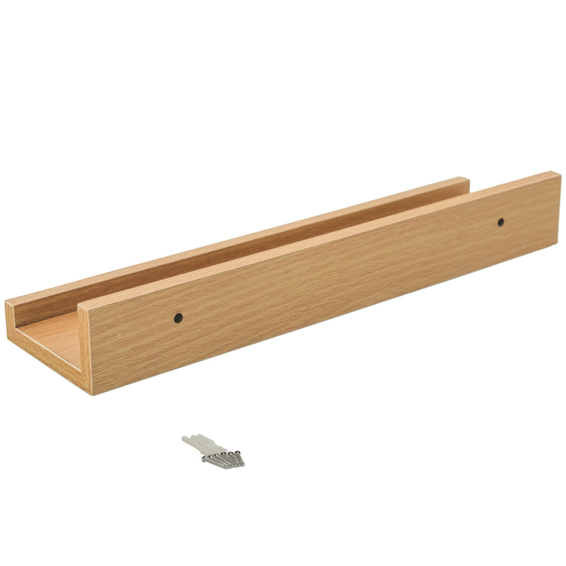 32.5cm Floating Picture Ledge Wall Shelf - By Harbour Housewares